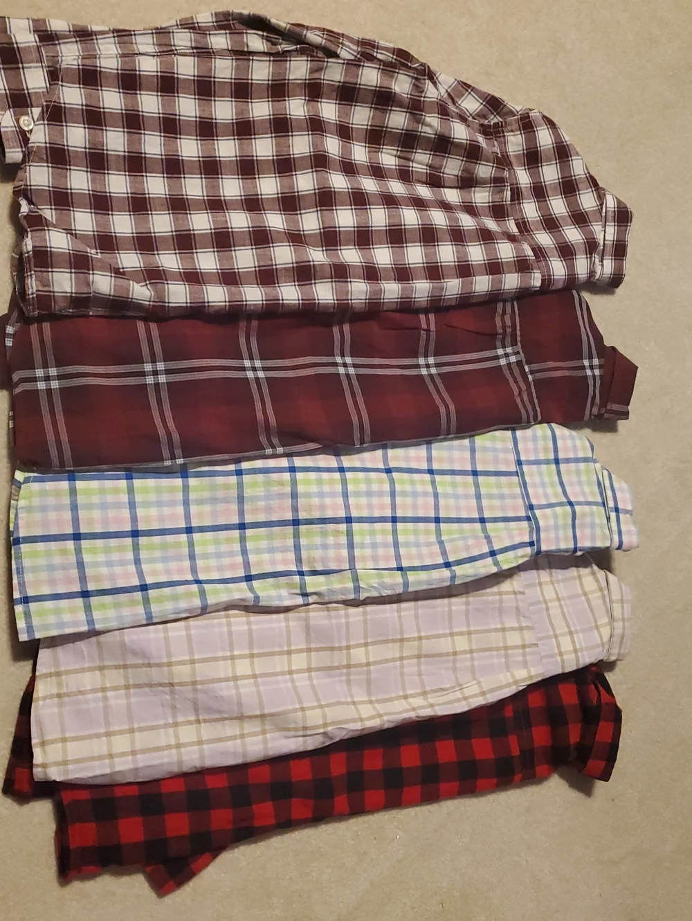 Boy's Plaid Button-Up Shirts